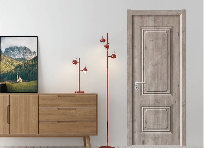 厂价直销鑫顺来X-4019平开雕花零度实木烤漆门