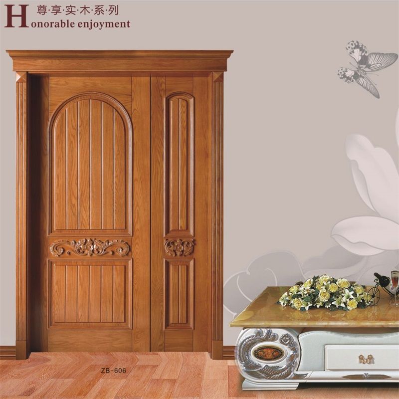 厂价直销鑫顺来X-6002平开外扣复古实木烤漆门