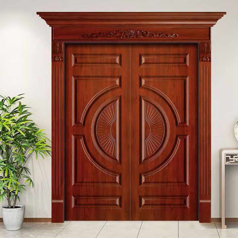 厂价直销鑫顺来X-7015平开复古实木烤漆门