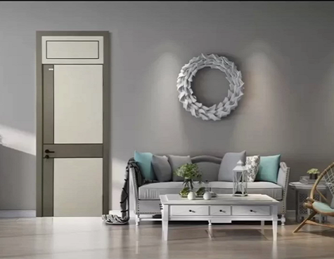 厂价直销鑫顺来X-8097平开叉色实木烤漆门