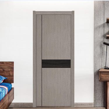 厂价直销鑫顺来X-8123平开拼贴实木烤漆门