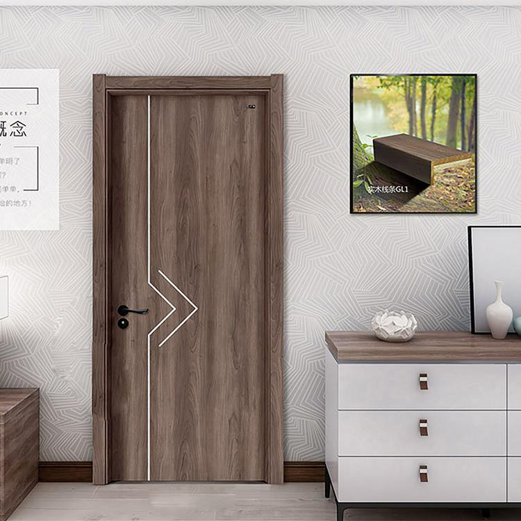 厂价直销鑫顺来X-8126平开实木烤漆门