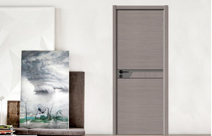 厂价直销零度鑫顺来X-9009平开横贴实木烤漆门